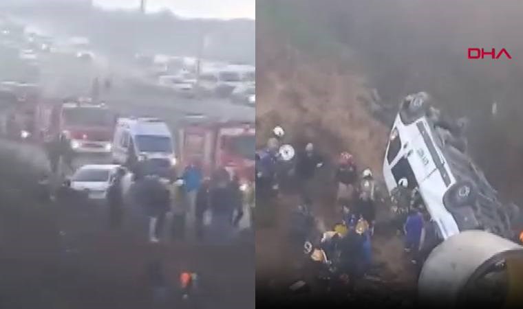 son dakika istanbulda servis minibusu sarampole yuvarlandi 0 fznmg6TV