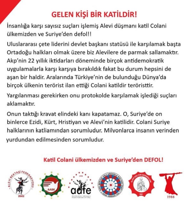 alevi orgutlerinden colani protestosu taktigi kravat elindeki kani kapatmaz 0 fFevU78b