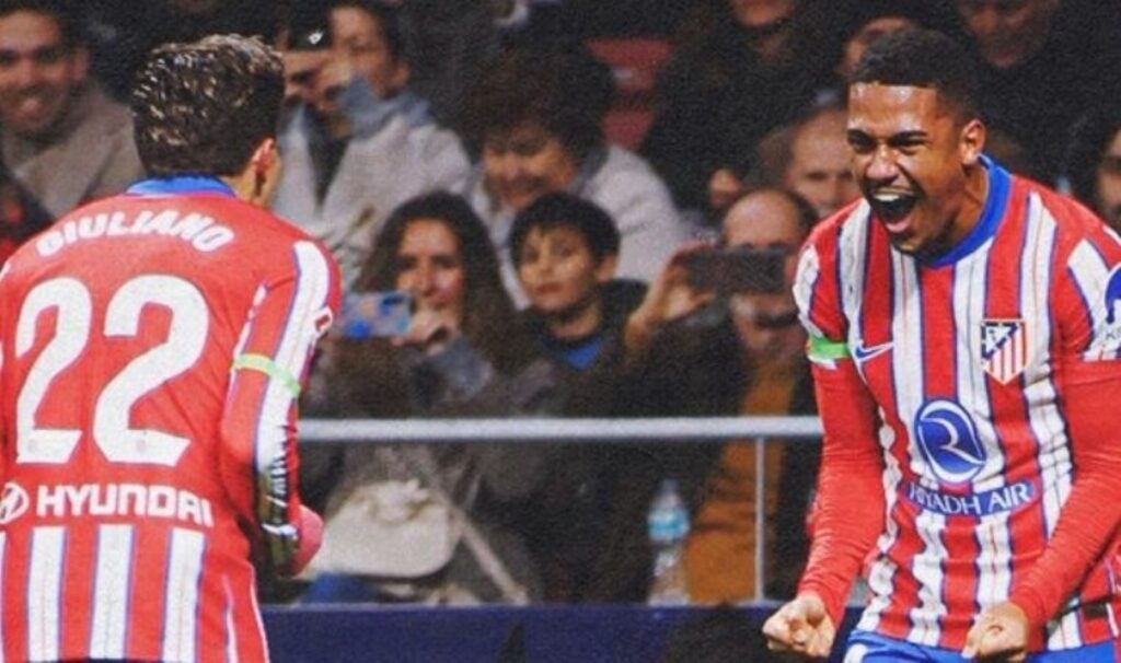 atletico madrid uc puani iki golle aldi iXFDFuCh