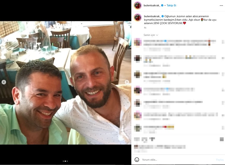 bulent sakrakin aci gunu sosyal medya hesabindan duyurdu 0 DSR1S39W