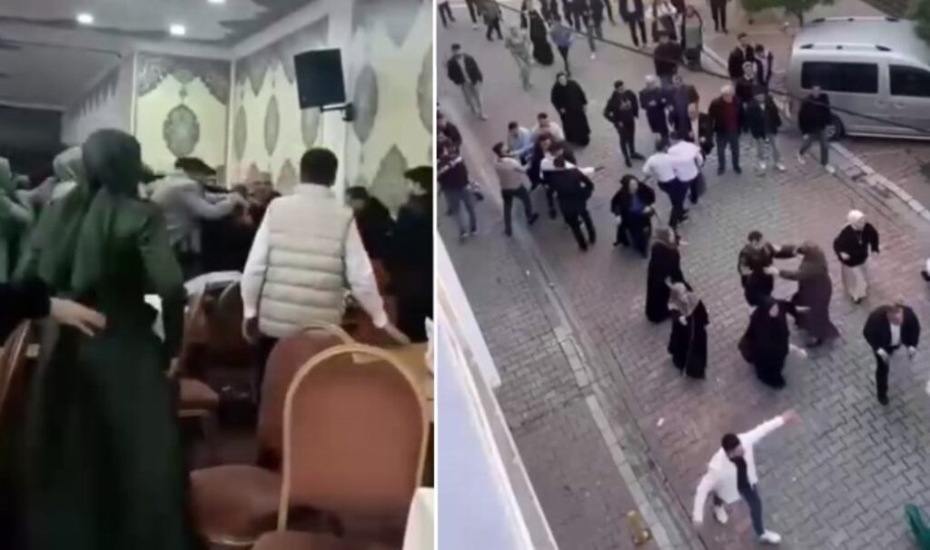 dugunde taki toreni kavgasi ortalik savas alanina dondu tOrwluO2