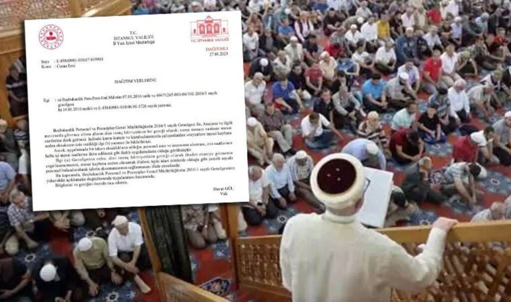 İstanbul Valiliği’nin ‘cuma namazı’ yazısını ilahiyatçı Filiz yorumladı: Laikliğe aykırı uygulama 1 istanbul valiliginin cuma namazi yazisini ilahiyatci filiz yorumladi laiklige aykiri uygulama 73Sqh3AB