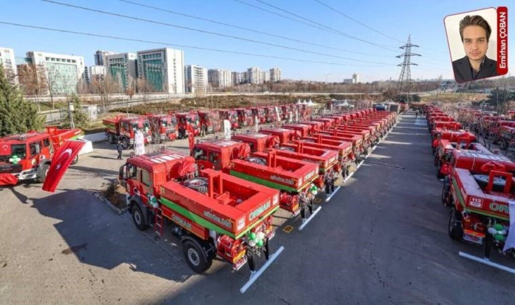 OGM’den yangınla mücadele ‘şovu’ 2 ogmden yanginla mucadele sovu szMm6BuN