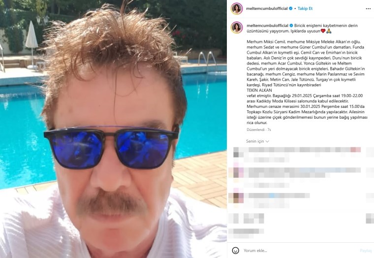 sosyal medya hesabindan duyurdu meltem cumbulun aci kaybi 0 ctZTHHOv