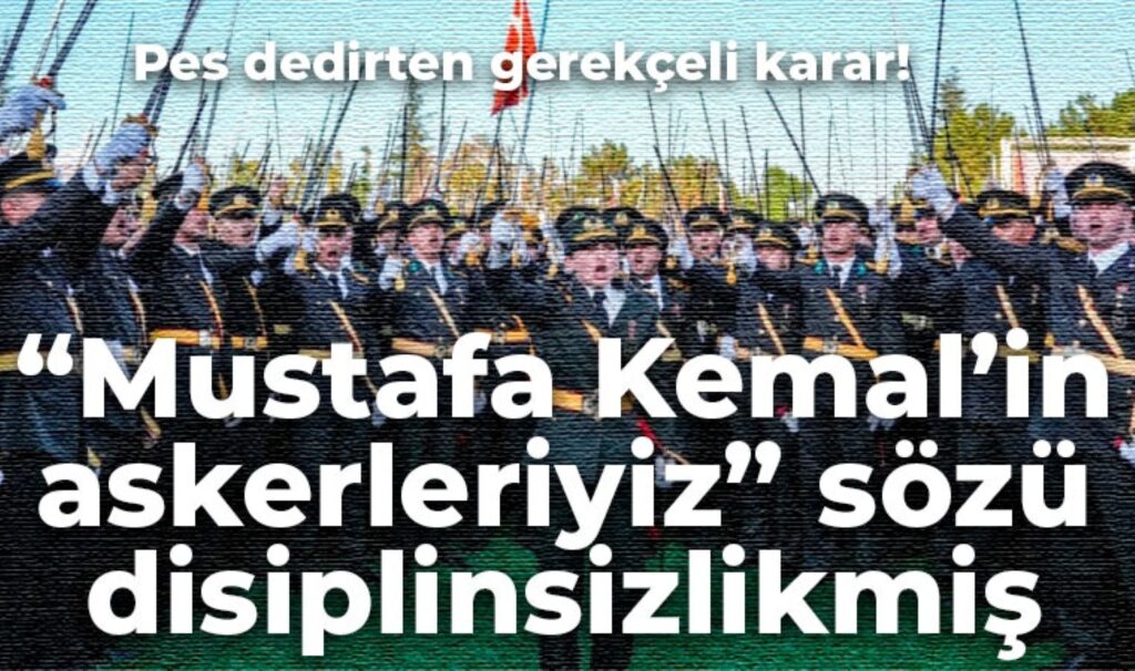 YDK’nin 4’e karşı 5 üyesinin oy çokluğuyla verdiği ihraç kararının gerekçesi teğmenlere tebliğ edildi: Atatürk için and içmek karşıt bir eylemmiş! 2 ydknin 4e karsi 5 uyesinin oy cokluguyla verdigi ihrac kararinin gerekcesi tegmenlere teblig edildi qm3L5buO
