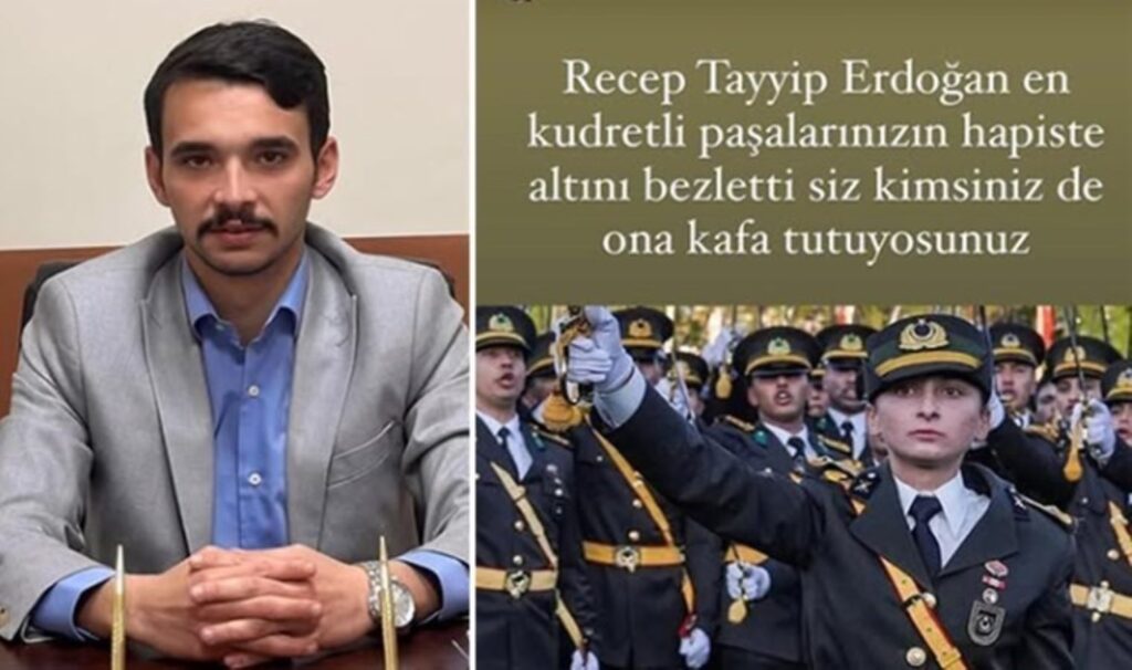 AKP’li başkandan skandal 'teğmenler' paylaşımı: 'Erdoğan en kudretli paşalarınızın altını bezletti' 3 akpli baskandan skandal tegmenler paylasimi erdogan en kudretli pasalarinizin altini bezletti 99iaRPi9