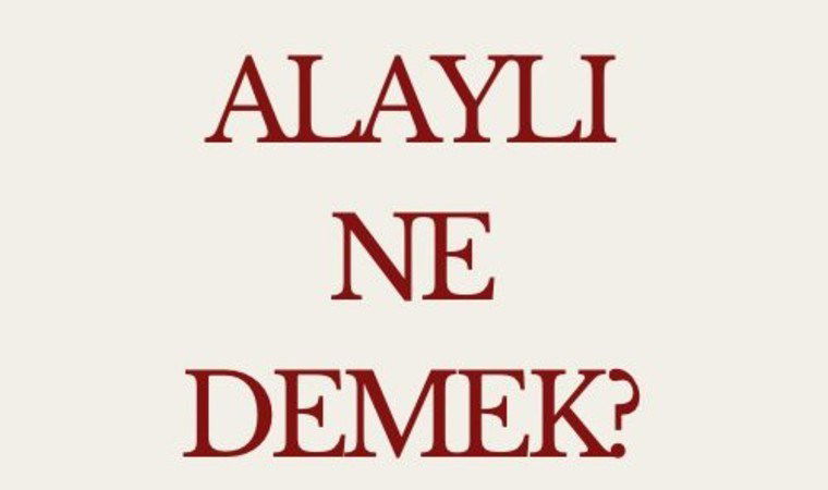 Alaylı ne demek? Alaylı kelimesi ne anlama geliyor? Alaylı kime denir? 5 alayli ne demek alayli kelimesi ne anlama geliyor alayli kime denir eDvg1444