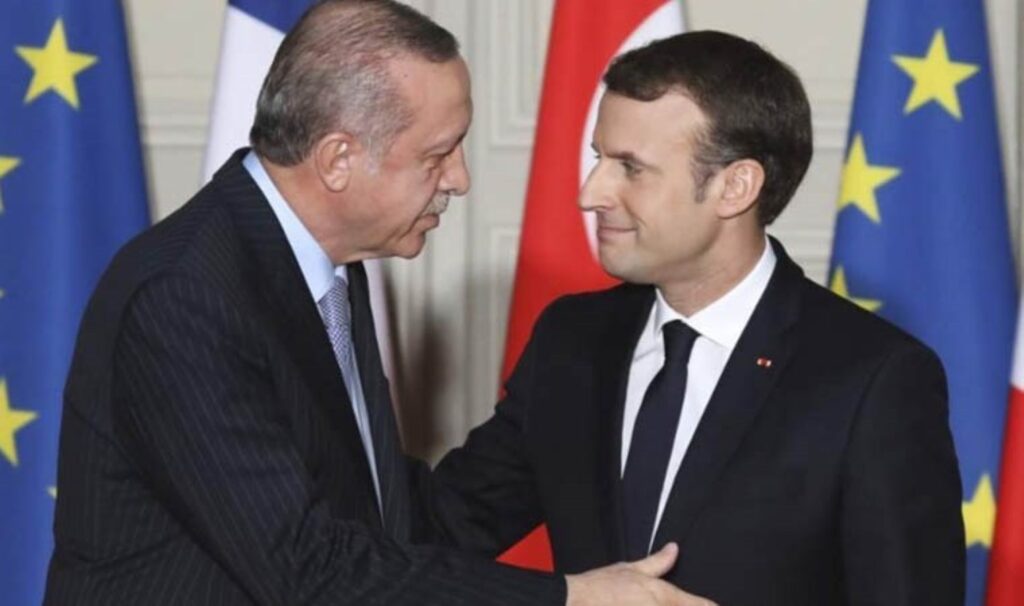 erdogan fransa cumhurbaskani macron ile gorustu Hj9bWLdj