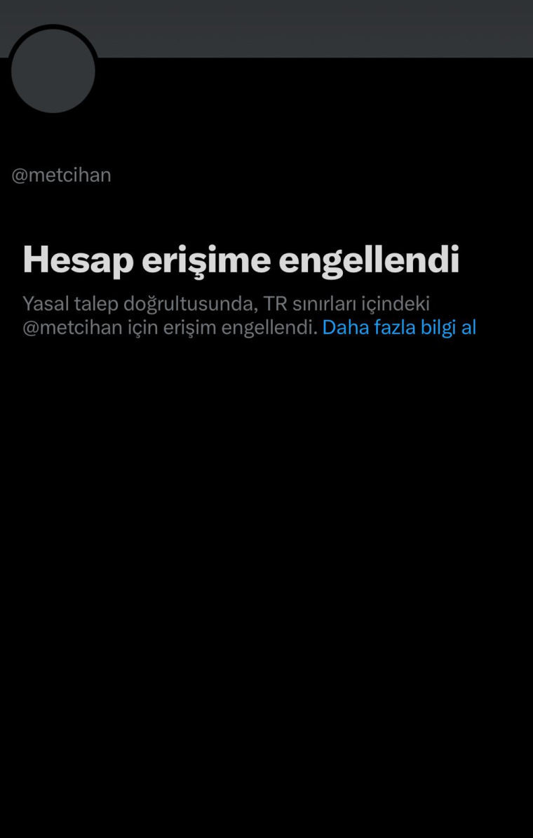 gazeteci metin cihanin sosyal medya hesabi erisime engellendi 0