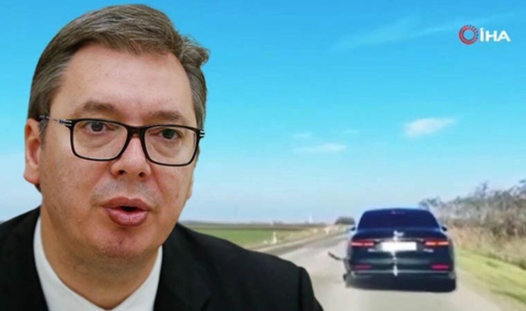sirbistan cumhurbaskani vucic olumden dondu seyir halindeyken aracinin lastigi cikti 1HH8kYnu