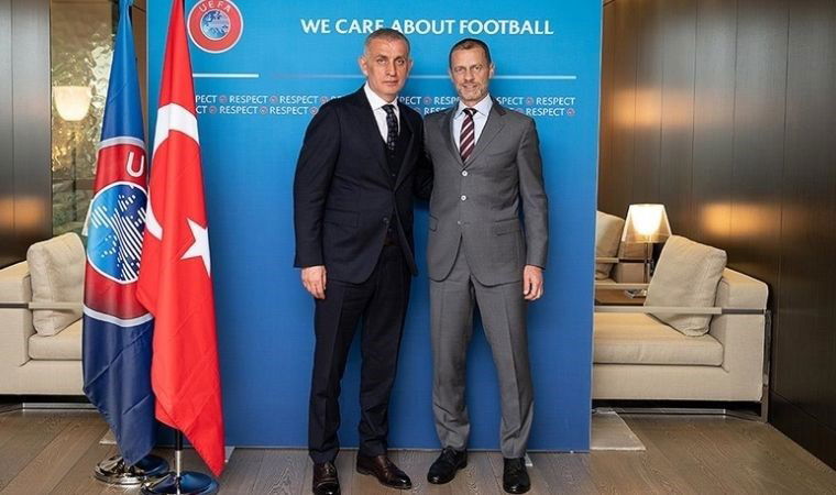 TFF Başkanı Hacıosmanoğlu, UEFA Başkanı Ceferin ile buluştu 1 tff baskani haciosmanoglu uefa baskani ceferin ile bulustu InfrJiKu