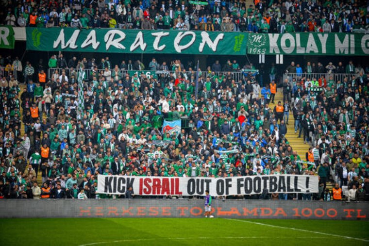 bursaspordan uefa ve fifaya israil cagrisi futboldan men edin 0