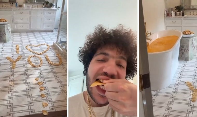 hollywoodun en garip cifti benny blanco selena gomeze kuvet dolusu peynir hediye etti 0 qLj6DWs9