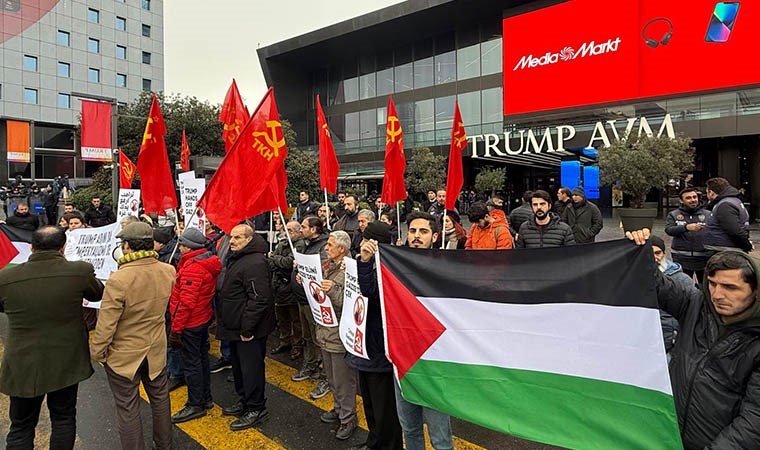 tkhden trump avm onunde eylem trump adini da emperyalizmi de ulkemizden silecegiz 0 vyC3eRnA
