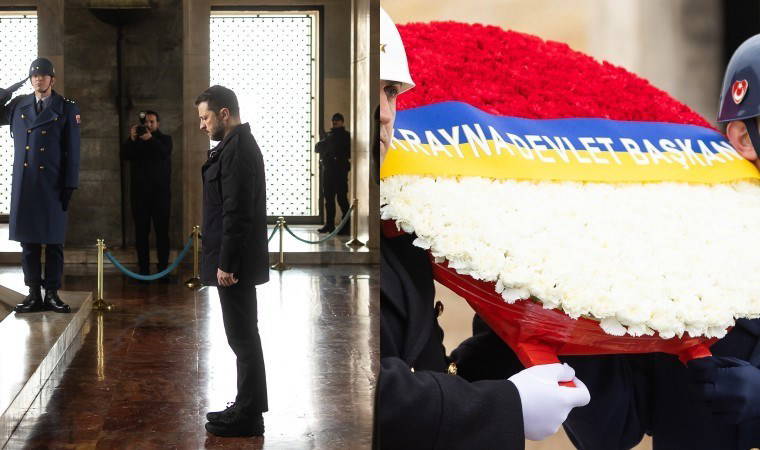 Zelenski Ankara’da: Kritik ziyaretin ilk durağı Anıtkabir oldu